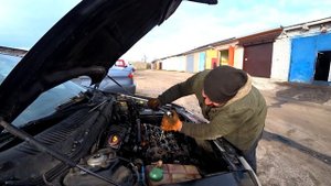 Снимаем ГБЦ на улице. Alfa Romeo 156 TS