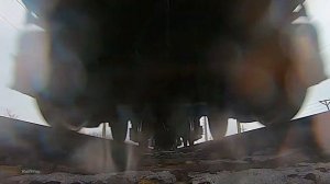 Railway. CAMERA UNDER TRAIN. Russian train runs over my camera/ КАМЕРА под ПОЕЗДОМ. Наехал на камер