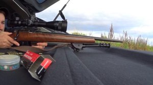 cz-452 varmint 22.lr на 100 метров часть 1