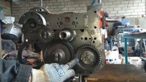 Т-25. Часть 11. Сборка двигателя Д-21. Продолжение