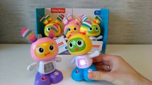 Fisher price mini robot FCW42 Bibo and Bibel мини робот Бибо и Бибель