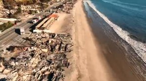 Пожар в Лос Анджелес.