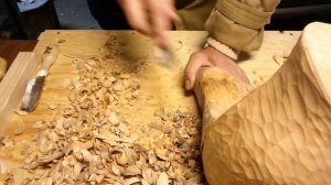 Тест стамески из подшипника и быстрореза на старой заготовке Ковша