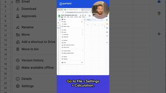 Google Sheets - Add timestamp on a cell change #googlesheets #googlesheetstutorial #googlesheetstip