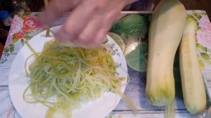 Полезные советы. "Спагетти из кабачков". Людмила Морозова.
