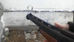 Прицел на ружьё