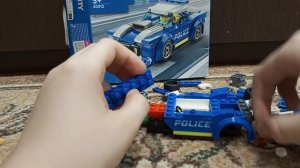 сборка лего сити полицейская 🚓 машина.!!!