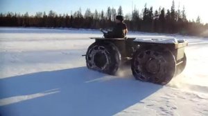 самодельный вездеход 4 ВД ( на ломающейся раме)