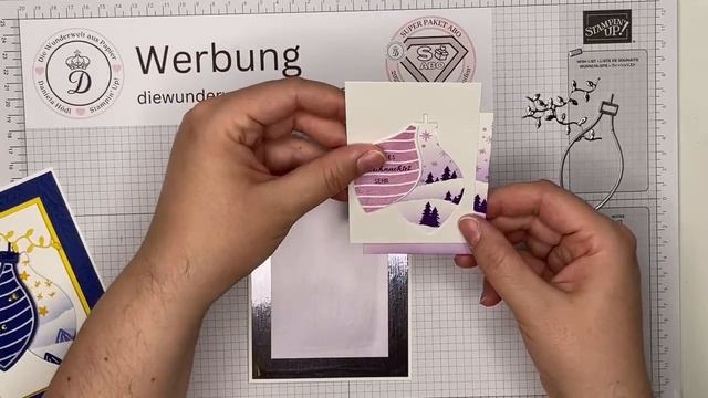 Weihnachtskarte Kugel mit Landschaft | #wwm30tageweihnachten | Anleitung | basteln mit Stampin‘ Up! смотреть онлайн