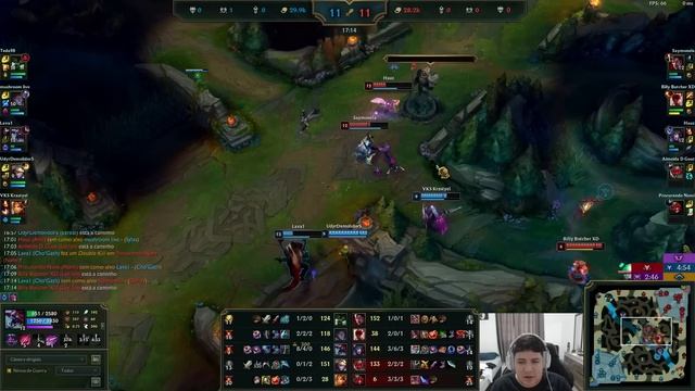 LAVA DE CHO'GAT VS HAUZ DE AHRI, LOS GRANDES VS FLUXO, DUELO ABSURDO NO MID! смотреть онлайн