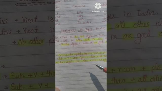 Structure of Positive Degree#Class20#Degree of Adjective#TGT/PGT/LT Grade#English Grammar смотреть онлайн