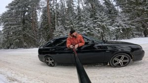 на Чёрной приоре сквозь зимний лес