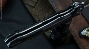 Складной нож Нокс Фантом (D2, карбон, черная G10)