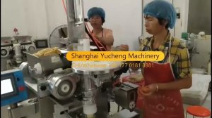 蛋黄月饼机器  Factory industrail use salted egg yolk stuffing moon cake making machine