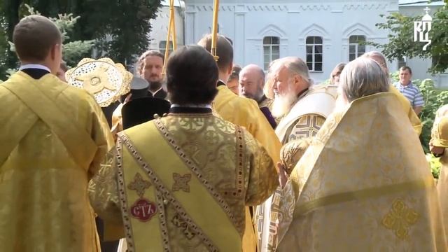 03.09.2013г.  Патриарх Кирилл совершил Литургию в Стефано-Махрищском м-ре