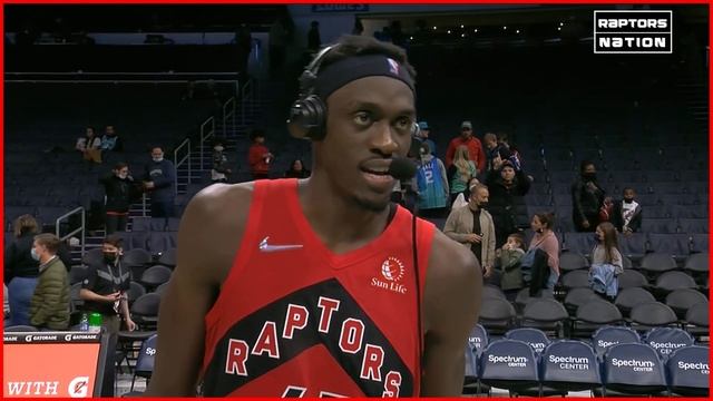 Pascal Siakam Post Game Interview | Feb 7, 2022 vs Hornets смотреть онлайн
