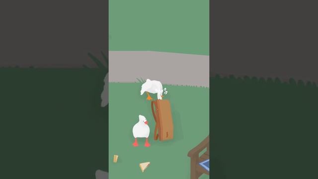 гуси воруют еду / Untitled Goose Game c Любой