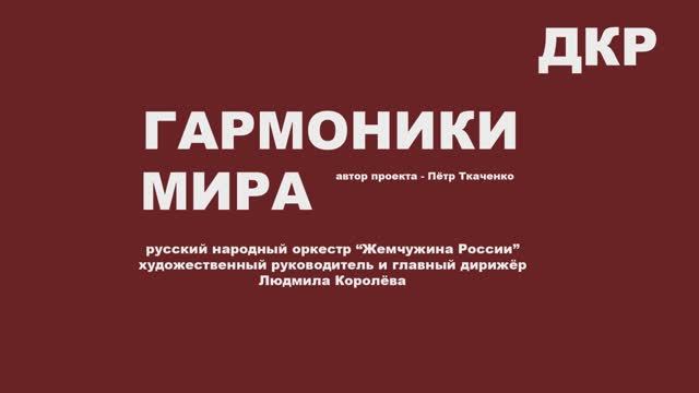 Концерт "Гармоники мира". Петр Ткаченко и оркестр "Жемчужина России" г.Севастополя. ДКР. 04.03.2023.