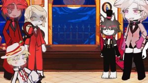 Hazbin hotel react to ALASTOR ANGST