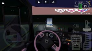 Grand Truck Simulator Gameplay#12 MB Actros with new skin.