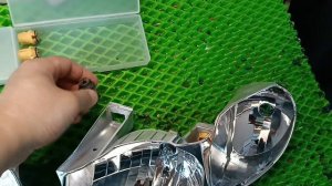 lada Vesta Установка светодиодных линз Viper Lazer Jet Хром на Хроме