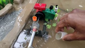 mini diesel engine water pump science project | water pump | Diy tractor