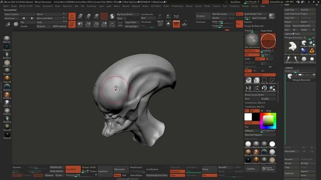 Giger & Beksiński Tribute pack of brushes for ZBrush (720p)