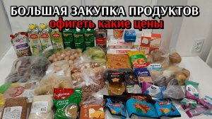 большая закупка продуктов на неделю / офигеть цены на продукты