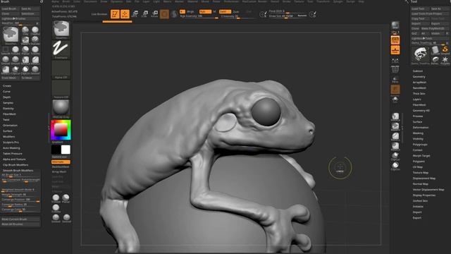 070 ZBrush 2021.5 - Alt Smooth - Smooth Alternative Brush That Will Preserve Your Forms and Volumes!