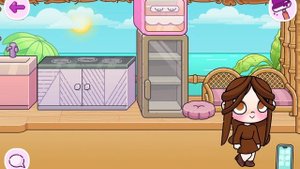 Аватар Ворлд. Рум-тур по пляжному гостевому домику в игре Avatar World.