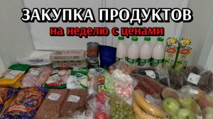 большая закупка продуктов / семейный бюджет / цены на продукты