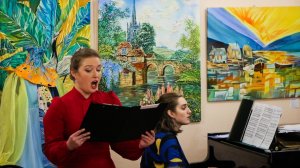 М. Карлович "По морскому вольному простору". Ольга Антипова, Мария Кладова-Штокман