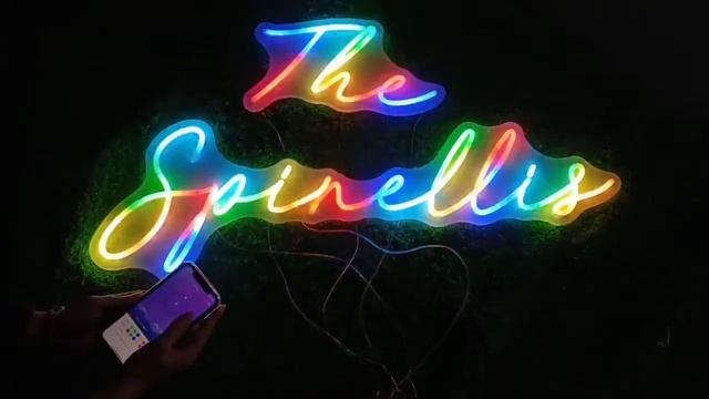 Custom Led rgb Neon Light Sign For Bedroom Wedding Game Room Decor