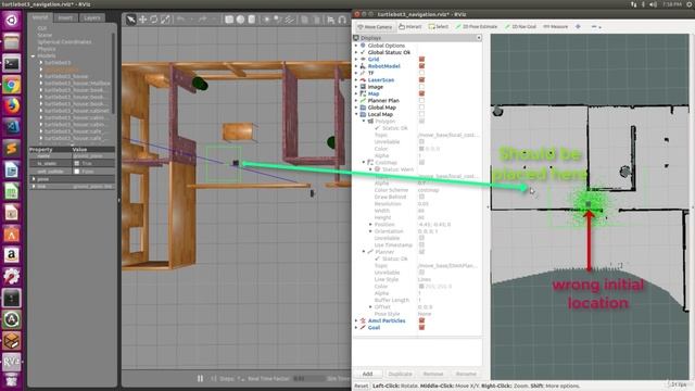 2.005 Setting the initial location of the robot