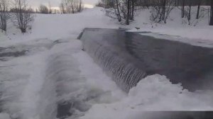 Незамерзающий водопад на реке Кудьма, Нижегородская область