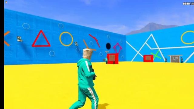 игра в кальмара GTA V ( джел