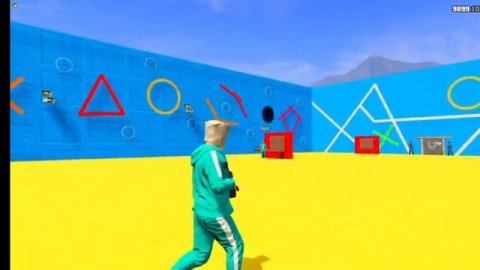 игра в кальмара GTA v ( джел