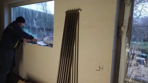 Радиатор Zender Carleston-трубчатый стальной, 180 см,стеновой,с нижним подключением. Обзор.