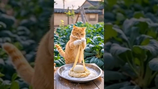 Наш кот Барсик лентяй и кот учёный - кулинар😆💐💓👍🖐️смешно.
