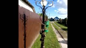 Кованый  фонарь 2 этап   завершение