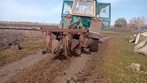 Осенняя пахота 2021.Лтз 60 с плн 3-35