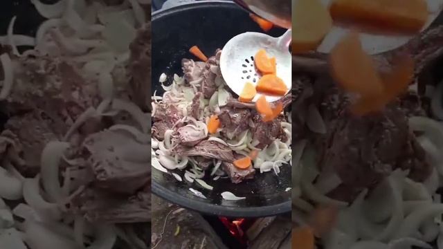 Такое МЯСО можно ЕСТЬ ГУБАМИ.ENG SUB #shorts смотреть онлайн