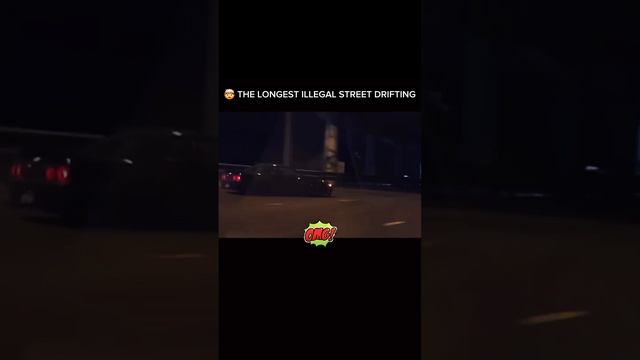 Longest Illegal Street Drifting in History! #drift #drifting #driftcar #illegaldrift #driftshorts