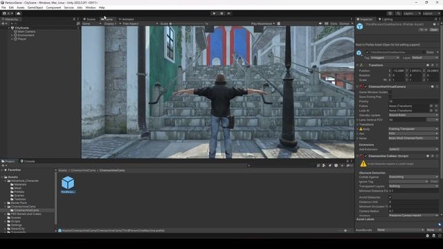 CineMachine Third Person Camera | Advanced Parkour System AC Unity 3d Game Development Tutorial 06 смотреть онлайн