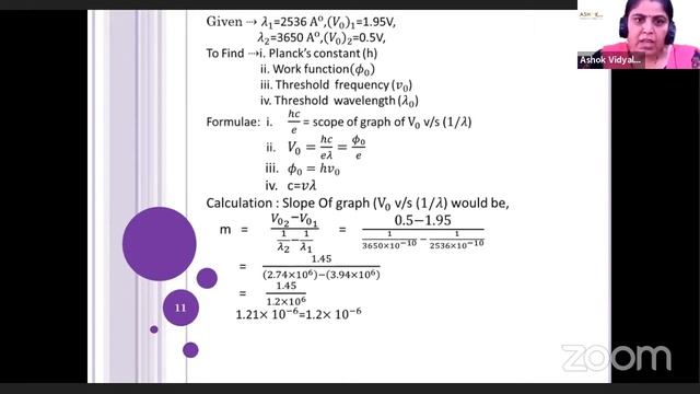 12th Physics ch-14 Dual Nature of Radiation and Matter(Textbook problem)