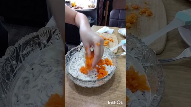Салат "Селёдка под шубой" #еда #рецепты #салат #селедкаподшубой