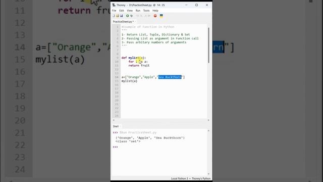 #97 - Functions in python [Part-16] | Python Tutorial | Praveen Kumar