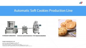 Automatic Sable Egg Wash Brush Soft Stuffing Cookie Encrusting machine