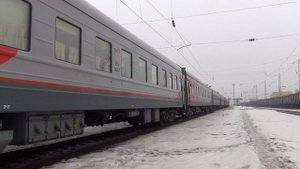 Электровоз ЭП1М-646 с поездом №595 Новороссийск — Москва
