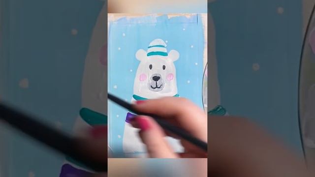 Рисуем белого медведя #art #рисуемвместе #drawing #artist #рисование #draw #рисуем смотреть онлайн